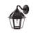 Polaris Black 1-Bulb Solar Powered Outdoor Barn Light with Dusk to Dawn