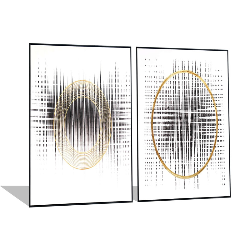 Ensemble d'art mural sur toile Gilded Harmonics