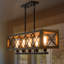 Lustre pour îlot de cuisine en métal à 5 lumières Holbert-518272963