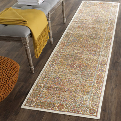Beausejour Sevilla Viscose Oriental Rug in Ivory