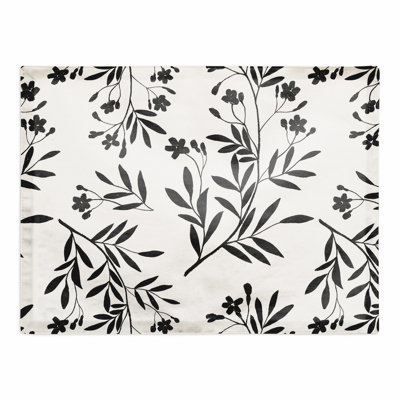 Napperon en coton monochromatique 14 po