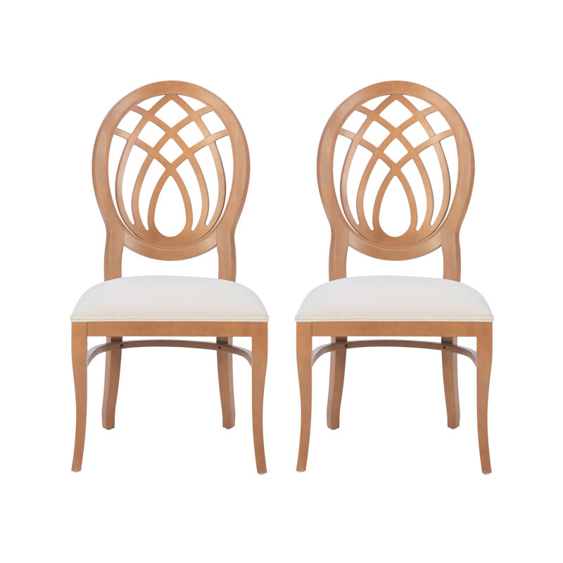 Azurae 18'' H Upholstered Beech Side Chair