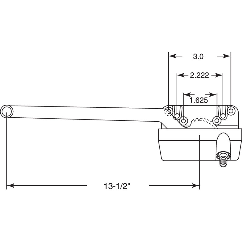 Keyless Sliding Window Lock Hardware