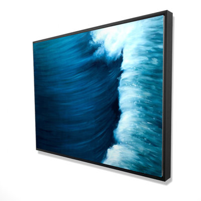 Impression de vagues sur toile