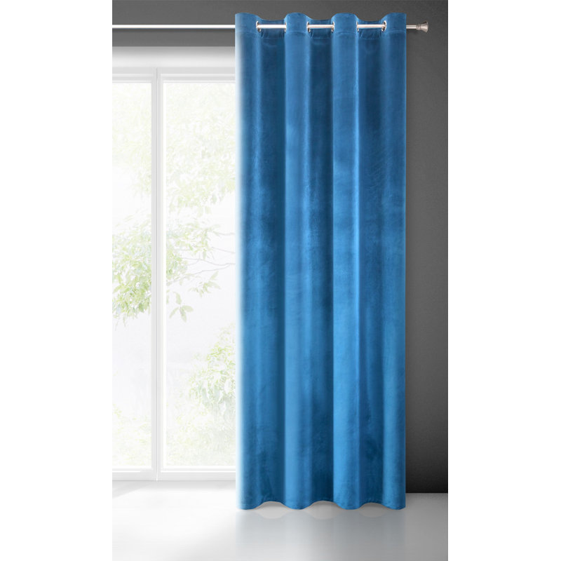 Aadison Blackout Curtains Single Panel, Marine