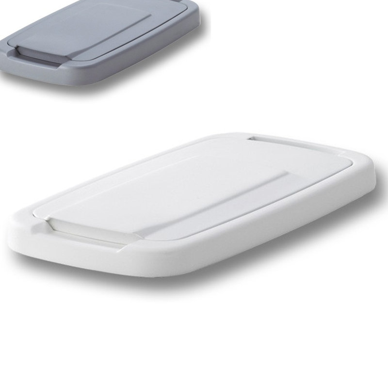 Couvercle de remplacement pour poubelle coulissante, Blanc, H 1 po x l 14,5 po x P 9,6 po
