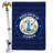 Double Sided 40'' H x 28'' W Polyester Flag Set