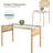 Adysun 6 - Person Glass Top Four Leg Dining Set