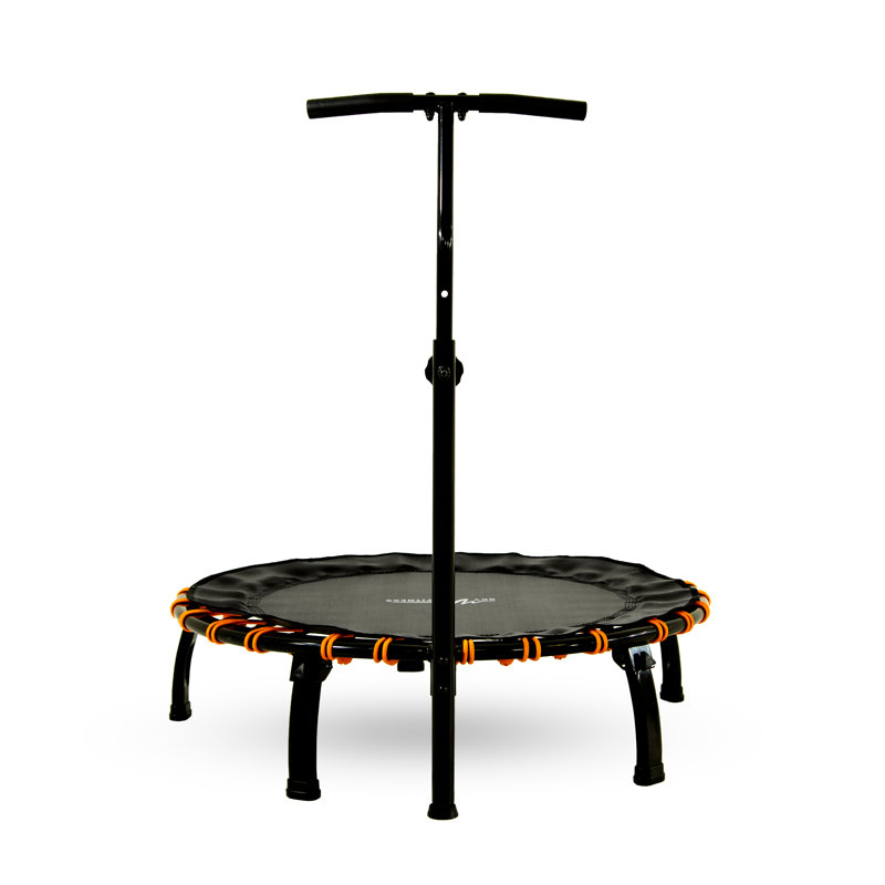 SkyFitness 39" Black Adjustable Handle Fitness Trampoline