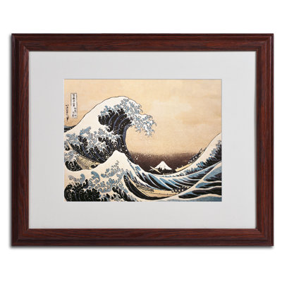 «The Great Wave» par Katsushika Hokusai, reproduction d'art sur toile
