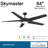 Minka Aire Skymaster - 64In Led Ceiling Fan-97902348-97902349