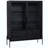 Freestanding Display Cabinet, Pantry With 2 Storage Drawers And Glass Doors, Curio Cabinet With 4-Tier Adjustable Shelves And LED Light, For Living Room, Kitchen, Office-2011686387