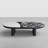 Luxe Oval Marble Coffee Table