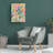 Wrapped Canvas Wall Art - Suzanne Allard 'Spring Splash' Wall Art for Living Room, Bedroom, or Office Décor  - 35x47