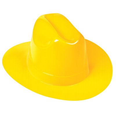 Chapeau de cowboy en plastique Beistle - chapeau de déguisement Western Spirit