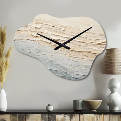 Horloge murale en métal Sandlin