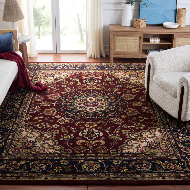 Mcauliffe Hand Tufted Wool Oriental Rug, Rectangle 8' x 10'