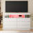 Adriel 6 Drawer 47.3" W White Dresser With Power Outlet And Led Light-1780760234