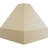 Endurathane Inside Corner Moulding, 3 3/8"P x 3 5/8"H (matches moulding MLD03X03X05ST), Factory Primed