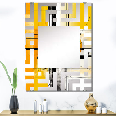 Miroir mural Posell - Abstract Collages MIR131676