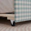 Lit de jour simple rembourré avec lit gigogne escamotable, ports de charge USB et Type-C, structure de canapé en tissu vichy avec support en lattes de bois pour la chambre à coucher, la chambre d'amis et le salon-1982795076-1988595953