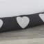 Nicola Spring - Herringbone Draught Excluders - 78.5cm - Heart