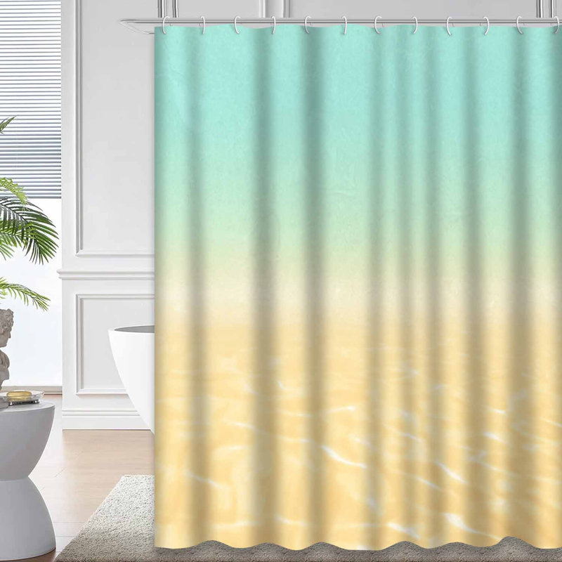 Rideau de douche Beach Abstract Holiday, L 72 po x l 84 po