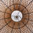 Retro Rattan Pendant Lamp for Dining Table-251085492