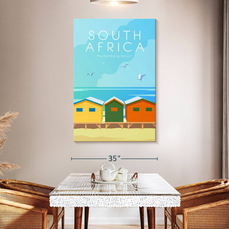 Affiche Aime Muizenberg Beach, H 51 po x l 34 po