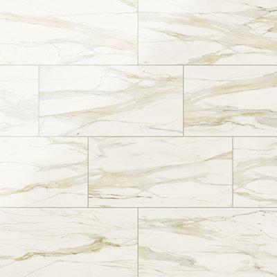 Tuscany Marble 12x24 Polished Calacatta Gold
