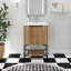 Meuble-lavabo simple 24 po avec plateau en résine Babbin-1796956048