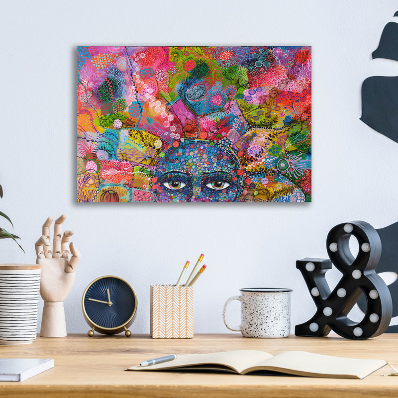 «Thought Cloud» par Noemi Ibarz, art mural en verre acrylique, H 12 po x l 16 po x P 0,13 po