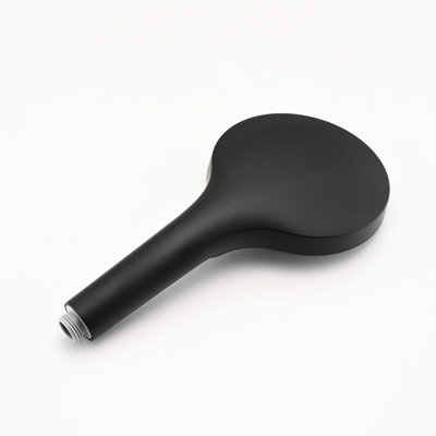 Matte Black Shower Head And Handheld - 8" Rainfall & 3-Setting , Adjustable Slide Bar, To Scratches, 360 Direction, 1.8 Gpm Flow, Wall Mount Everyday Easy Lime Scale Wipe, Mounted