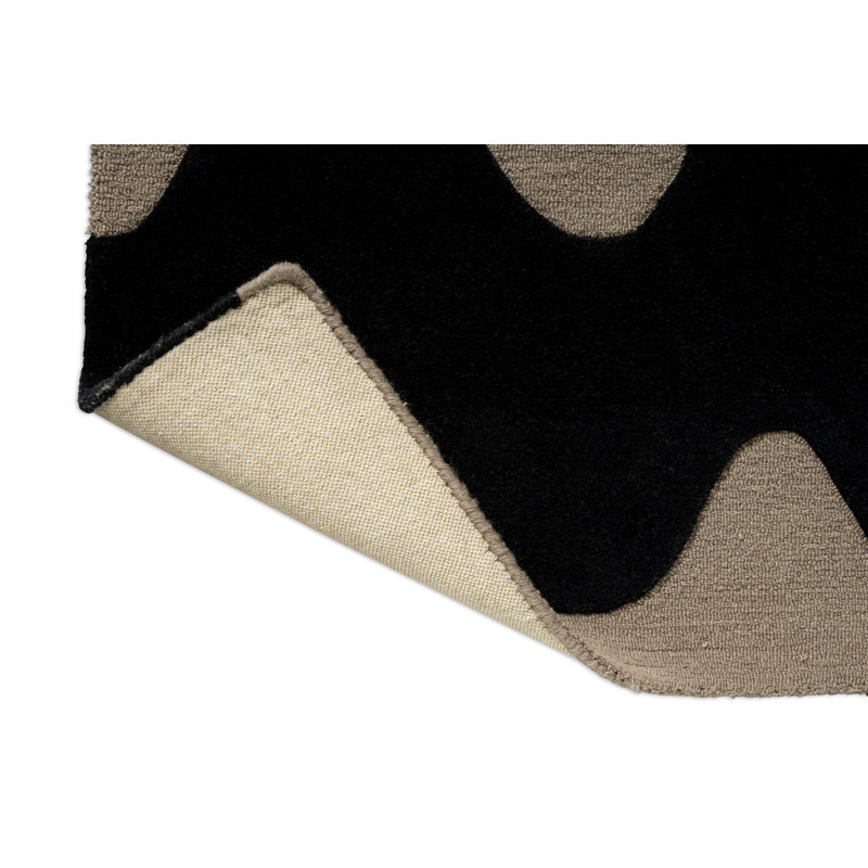 Lokki Black | 133905, Black, Runner 3' x 9'