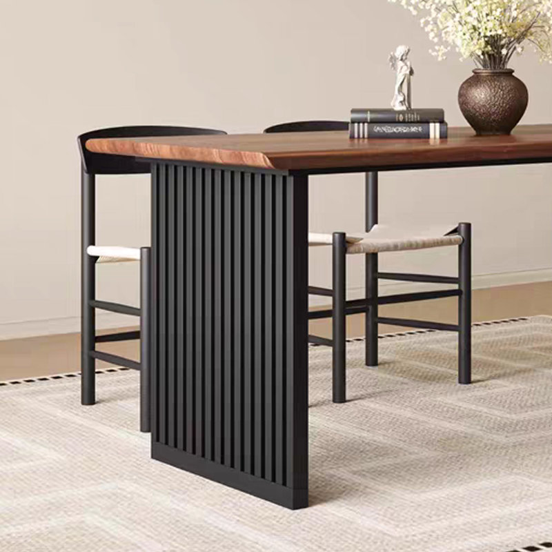 Grande table Novel multifonctionnelle en bois massif, H 29,52 po x L 78,74 po x l 31,49 po