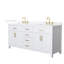 Beckett 72" Freestanding Double Bathroom Vanity with Quartz Top-1689344804-1689344805-1689344801