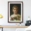 Mimosa Flower Girl by William Adolphe Bouguereau - Picture Frame Painting-62753296-62753297