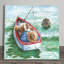JUDITH YATES Farmhouse Nautical & Beach Wall Decor on Ceramic