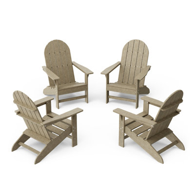 Freedom 4-Piece Traditional Adirondack Conversation Set