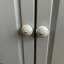 Pack Of 20 Ceramic Cabinet Knobs,Polished Finish,Light Green