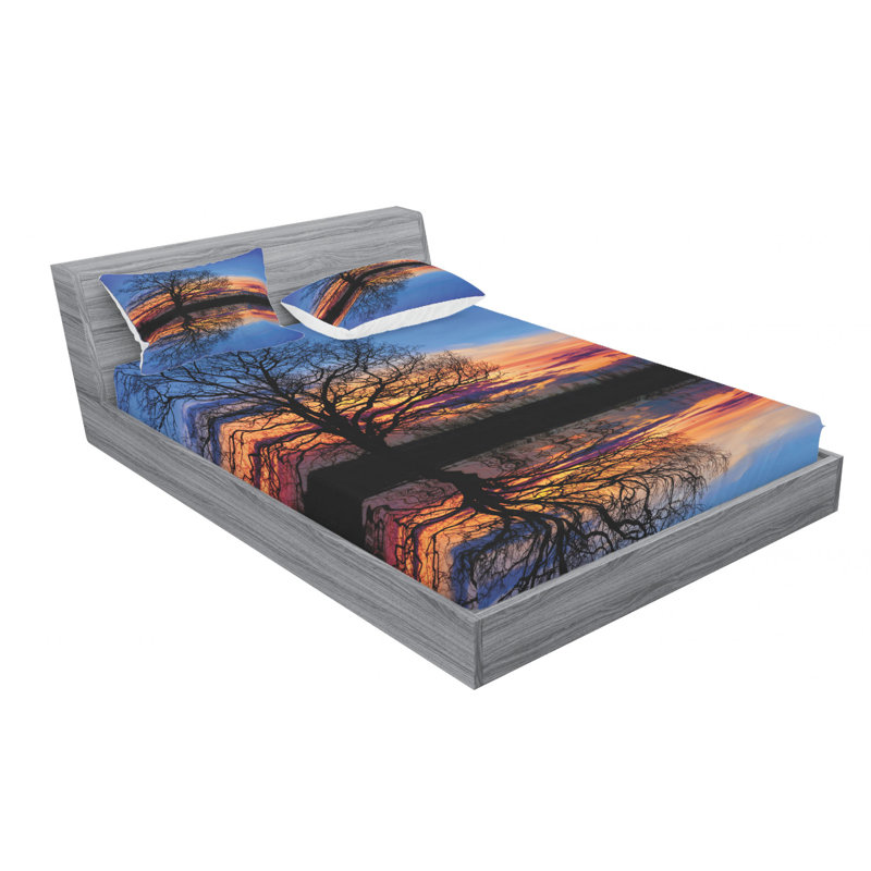 Microfiber Sheet Set, Full Sheet Set with Fitted Sheet