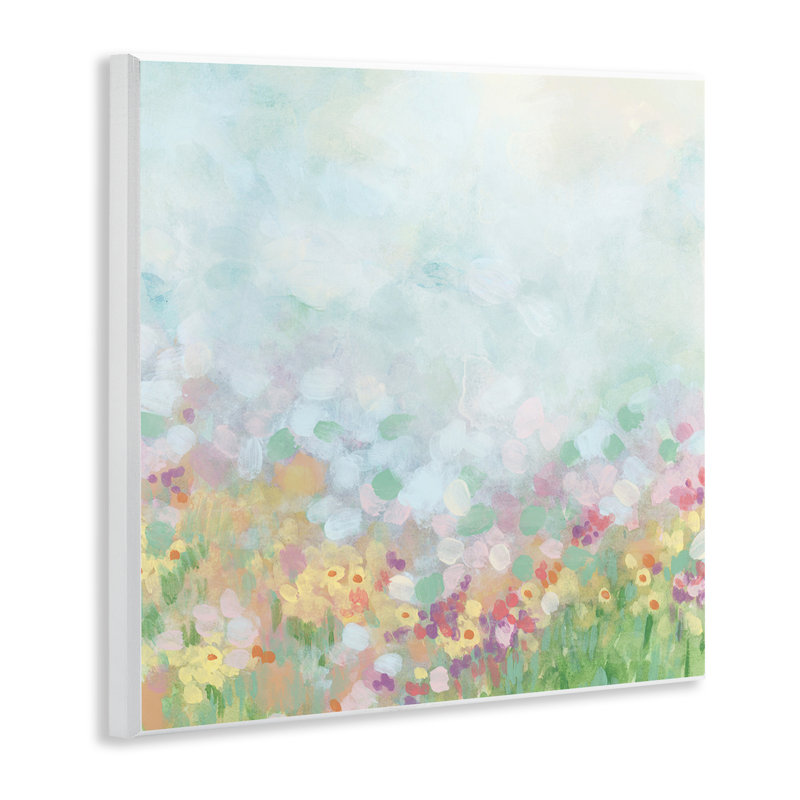 Art abstrait sur plaque de marguerites par June Erica Vess