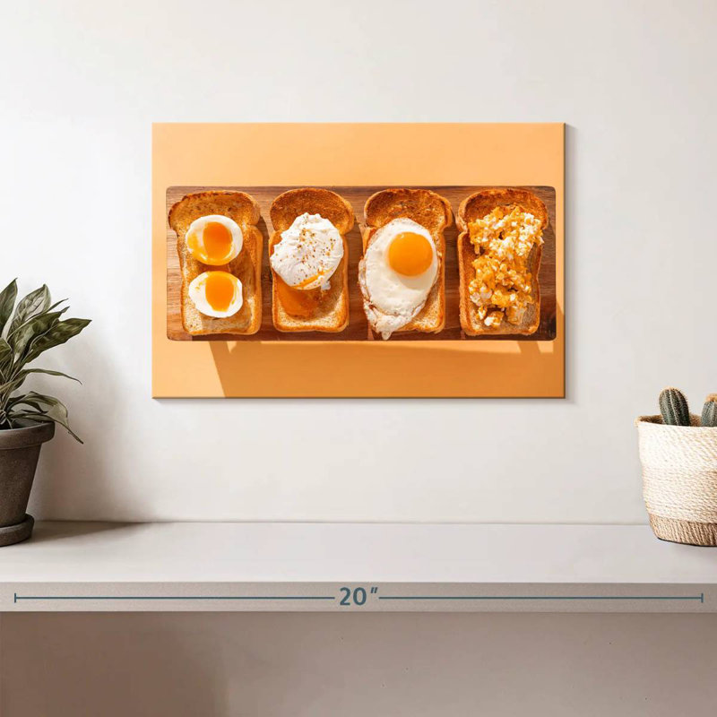 Yarlin Toasted Bread Eggs Variety, 8" H x 12" W