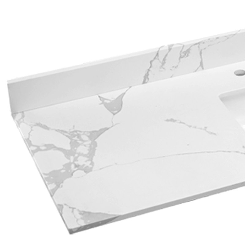 Plateau de meuble-lavabo 61 po et 3 trous de robinet pré-percés