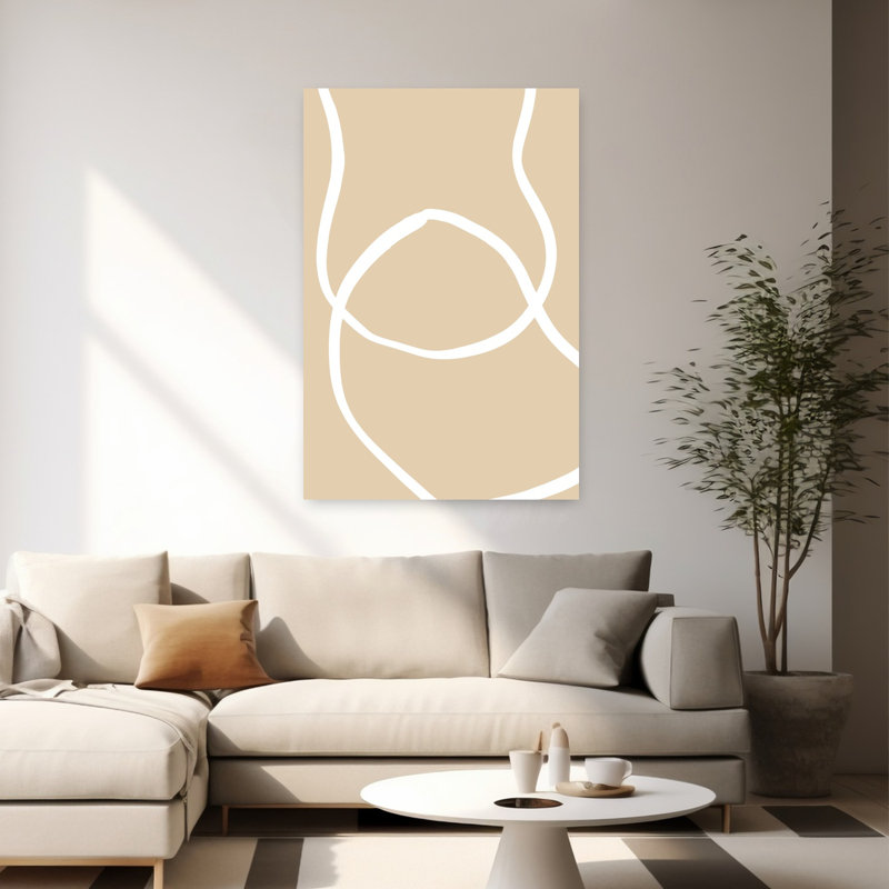 Art contemporain contemporain abstrait, H 60 po x l 40 po