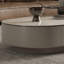 Table basse en marbre de forme minimaliste
