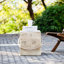Table d'appoint carrée en grain de bois Carter