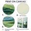 Golf Harmonious Drives - Golf, reproduction d'art sur toile, ensemble de 2 décorations vertes-1817042817-1817042818-1817042825