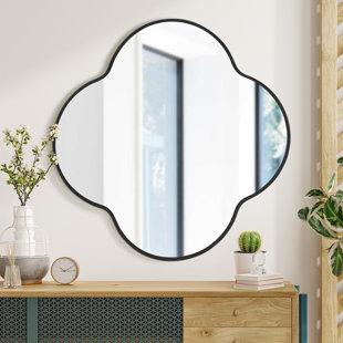 Aluminum Wavy Wall Mirror