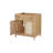30'' Cane Paneled Bathroom Vanity Base